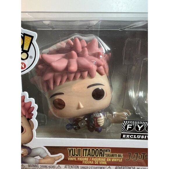 Yuji Itadori w/doll Jujutsu Kaisen Funko Pop FYE - Picture 7 of 7